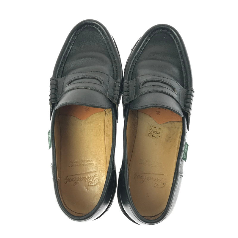 【中古品】【メンズ】 PARABOOT パラブーツ ORSAY GRIFF2 150115 オルセー グリフ2 ローファー 靴 167-260719-rt-05-tagh サイズ：4 カラー：ブラック 万代Net店