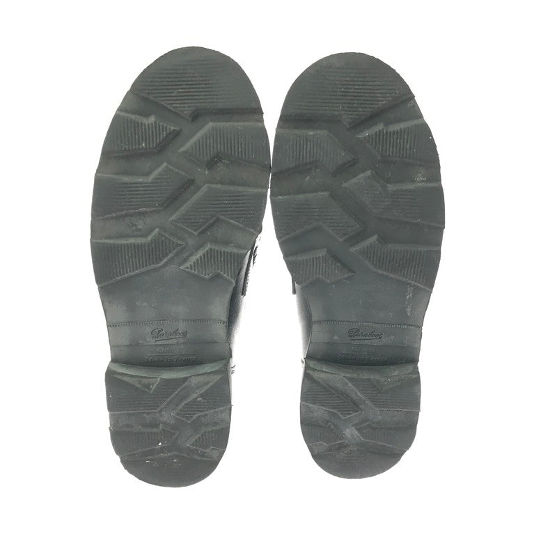 【中古品】【メンズ】 PARABOOT パラブーツ ORSAY GRIFF2 150115 オルセー グリフ2 ローファー 靴 167-260719-rt-05-tagh サイズ：4 カラー：ブラック 万代Net店