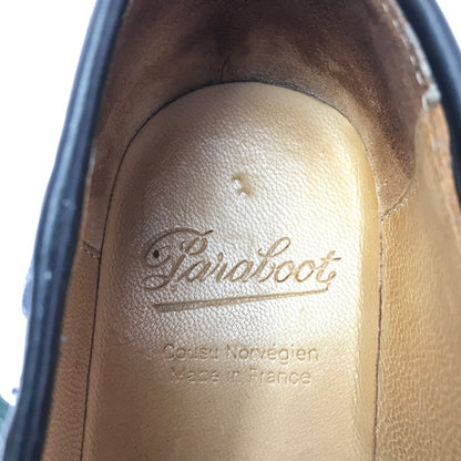 【中古品】【メンズ】 PARABOOT パラブーツ ORSAY GRIFF2 150115 オルセー グリフ2 ローファー 靴 167-260719-rt-05-tagh サイズ：4 カラー：ブラック 万代Net店