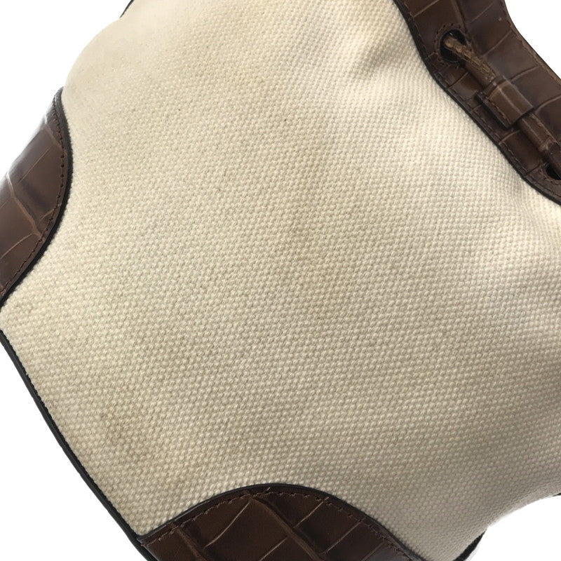【中古品】【レディース】 LAULEN RALPH LAUREN BUCKET BAG バケットバッグ カバン 188-260729-ki-07-tagh カラー：ベージュ/ブラウン 万代Net店