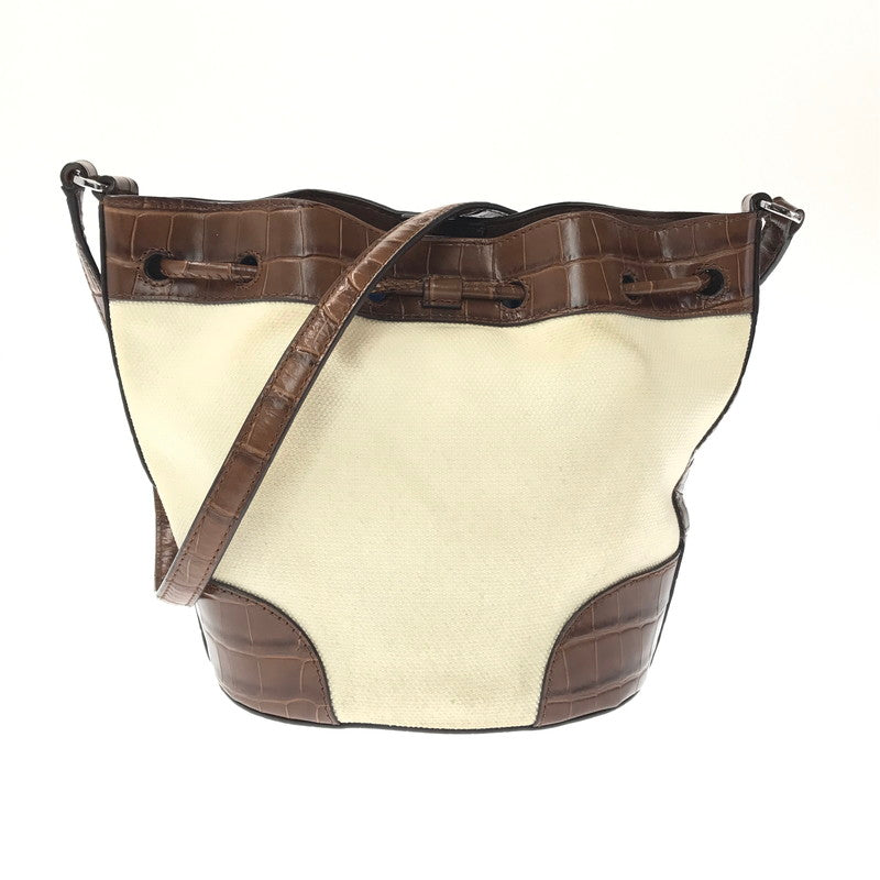 【中古品】【レディース】 LAULEN RALPH LAUREN BUCKET BAG バケットバッグ カバン 188-260729-ki-07-tagh カラー：ベージュ/ブラウン 万代Net店