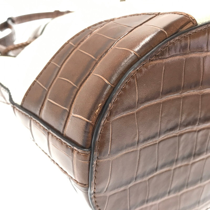 【中古品】【レディース】 LAULEN RALPH LAUREN BUCKET BAG バケットバッグ カバン 188-260729-ki-07-tagh カラー：ベージュ/ブラウン 万代Net店