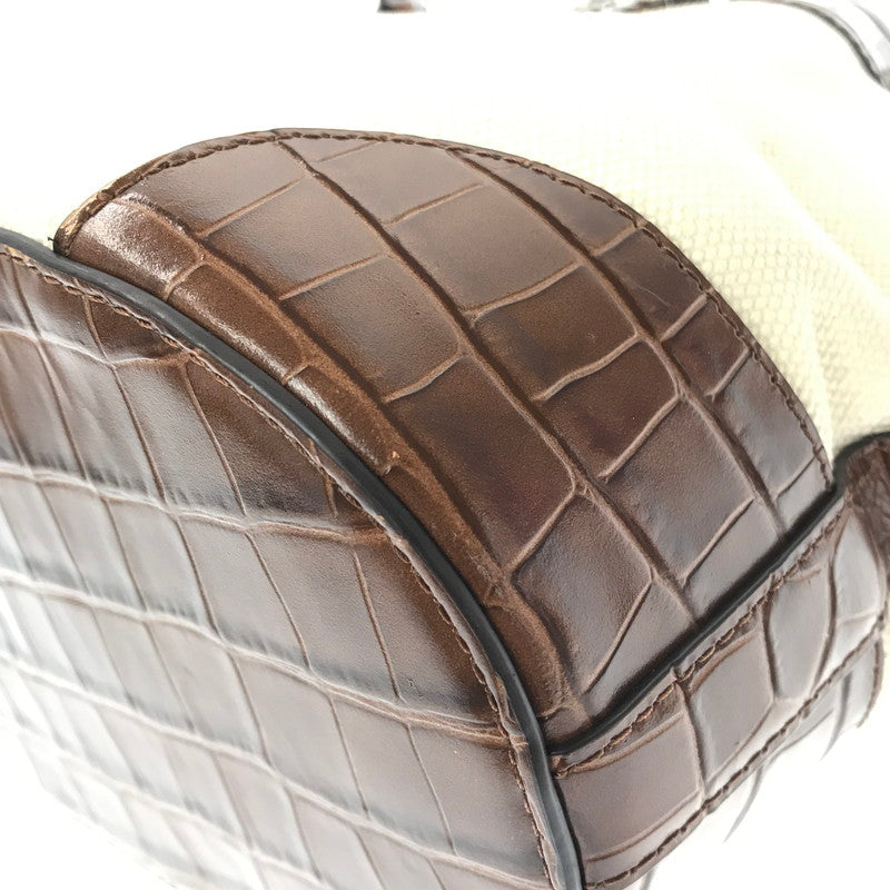 【中古品】【レディース】 LAULEN RALPH LAUREN BUCKET BAG バケットバッグ カバン 188-260729-ki-07-tagh カラー：ベージュ/ブラウン 万代Net店