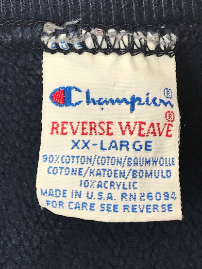 【現状渡し品】【メンズ】 CHAMPION チャンピオン 90's REVERSE WEAVE SWEAT 90年代 リバース ウィーブ　スウェット トレーナー トップス 146-260718-rt-12-tagh サイズ：XXL カラー：ネイビー 万代Net店