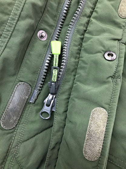 【中古品】【メンズ】 MONT-BELL モンベル LOGAN DOWN KHAKI ローガン ダウン アウター 144-260729-rt-37-tagh サイズ：XXL カラー：カーキ 万代Net店