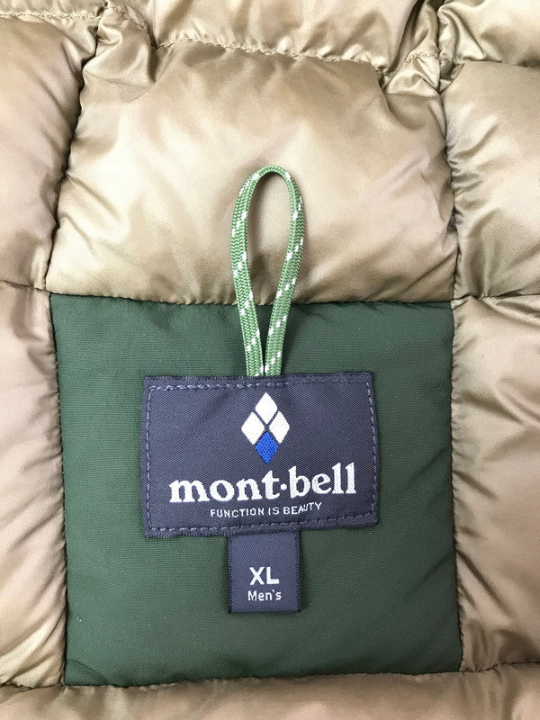 【中古品】【メンズ】 MONT-BELL モンベル LOGAN DOWN KHAKI ローガン ダウン アウター 144-260729-rt-37-tagh サイズ：XXL カラー：カーキ 万代Net店