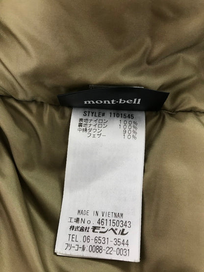 【中古品】【メンズ】 MONT-BELL モンベル LOGAN DOWN KHAKI ローガン ダウン アウター 144-260729-rt-37-tagh サイズ：XXL カラー：カーキ 万代Net店