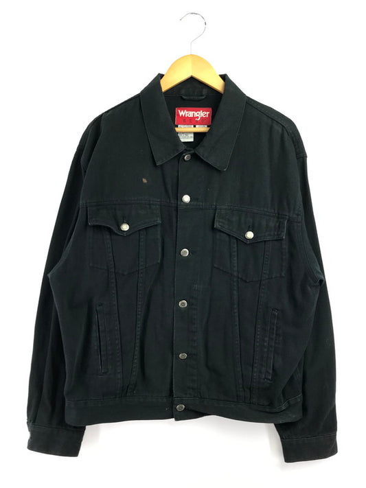 【中古品】【メンズ】 WRANGLER HERO ラングラー ヒーロー 推定90's DENIM JACKET 推定 90年代 デニム ジャケット Gジャン ライトアウター 146-260718-rt-13-tagh サイズ：L カラー：ブラック 万代Net店