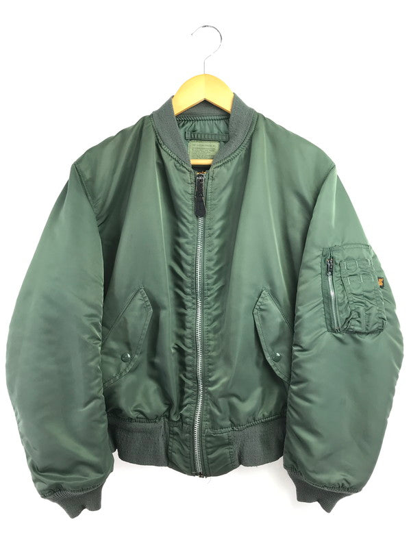 【中古品】【メンズ】 ALPHA INDUSTRIES,INC. アルファ 90's MADE IN USA MA-1 90年代 USA製 エムエーワン ジャケット アウター 146-260718-rt-17-tagh サイズ：M カラー：オリーブ 万代Net店