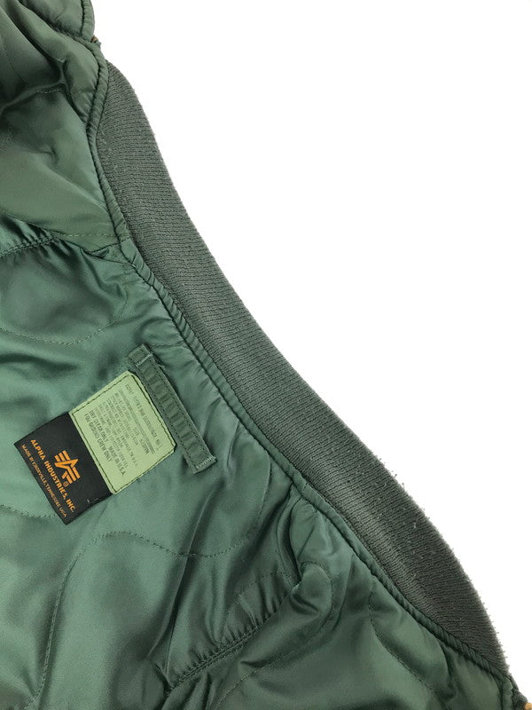 【中古品】【メンズ】 ALPHA INDUSTRIES,INC. アルファ 90's MADE IN USA MA-1 90年代 USA製 エムエーワン ジャケット アウター 146-260718-rt-17-tagh サイズ：M カラー：オリーブ 万代Net店