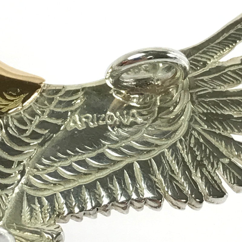 【中古品】【メンズ】 ARIZONA FREEDOM アリゾナ フリーダム K18HEAD EAGLE PENDANT TOP T-25B 頭18金 イーグル ペンダントトップ アクセサリー 191-260716-rt-22-tagh カラー：シルバー 万代Net店