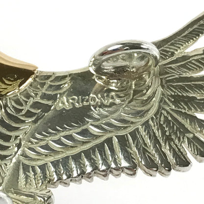 【中古品】【メンズ】 ARIZONA FREEDOM アリゾナ フリーダム K18HEAD EAGLE PENDANT TOP T-25B 頭18金 イーグル ペンダントトップ アクセサリー 191-260716-rt-22-tagh カラー：シルバー 万代Net店