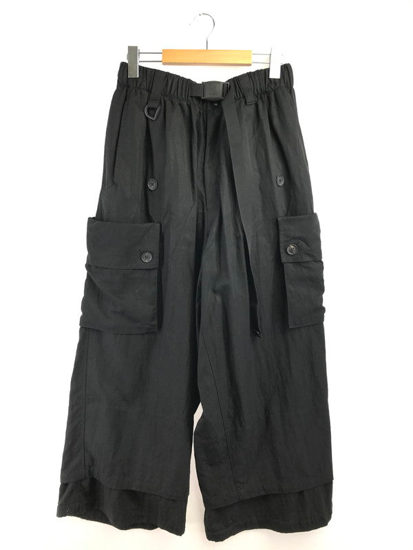 【中古品】【メンズ】 Y-3 ワイスリー 25SS WASHED TWILL CARGO PANTS JD3523 ウォッシュド ツイル カーゴ パンツ ボトムス 151-260718-rt-19-tagh サイズ：M カラー：ブラック 万代Net店