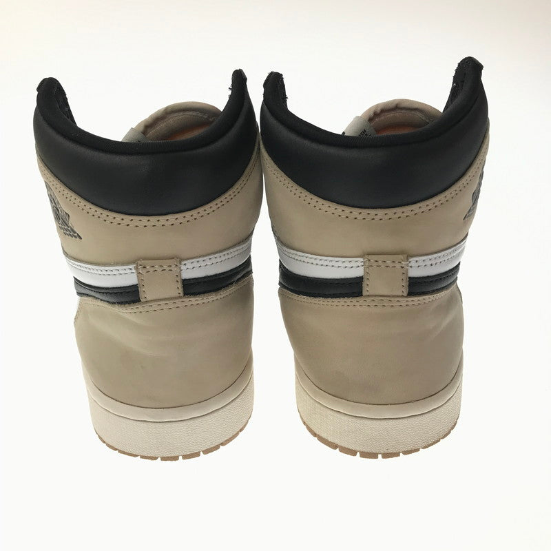 【中古品】【メンズ】 NIKE ナイキ WOMEN'S AIR JORDAN 1 RETRO HIGH OG LATTE ウィメンズ エア ジョーダン 1 スニーカー 靴 160-260719-rt-28-tagh サイズ：28cm US11 カラー：BLACK/LEGEND MD BROWN-WHITE 万代Net店