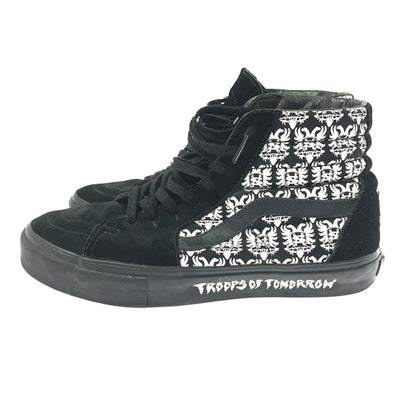 【中古品】【メンズ】 SUPREME シュプリーム × VANS ヴァンズ × NEIGHBORHOOD ネイバーフッド SK8 HI TROOPS OF TOMORROW トゥループス・オブ・トゥモロウ スニーカー 靴 162-260719-rt-01-tagh サイズ：US9 カラー：ブラック 万代Net店