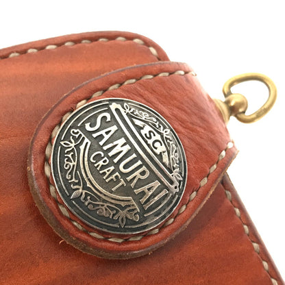 【中古品】【メンズ】 SAMURAI CRAFT サムライクラフト CONCHO LONG WALLET コンチョ ロングウォレット 長財布 201-260802-hi-14-tagh カラー：ブラウン 万代Net店