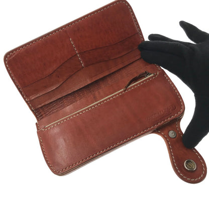 【中古品】【メンズ】 SAMURAI CRAFT サムライクラフト CONCHO LONG WALLET コンチョ ロングウォレット 長財布 201-260802-hi-14-tagh カラー：ブラウン 万代Net店
