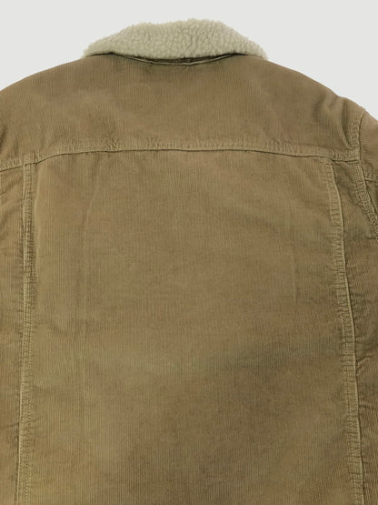 【中古品】【メンズ】 PATAGONIA パタゴニア PILE LINED TRUCKER JACKET BEIGE 26520 19年製 パイル ライニング トラッカー ジャケット ベージュ 144-260729-rt-39-tagh サイズ：M カラー：ベージュ 万代Net店