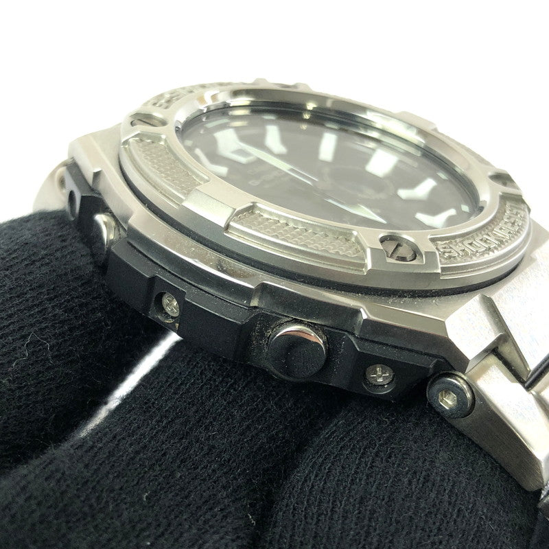 【中古品】【メンズ】 G-SHOCK ジーショック G-STEEL GST-W330D-1AJF アナデジ腕時計 時計 196-260801-rt-01-tagh カラー：シルバー 万代Net店