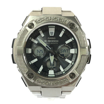 【中古品】【メンズ】 G-SHOCK ジーショック G-STEEL GST-W330D-1AJF アナデジ腕時計 時計 196-260801-rt-01-tagh カラー：シルバー 万代Net店