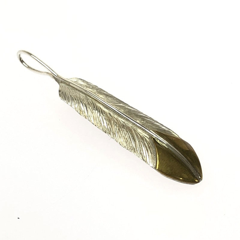 【中古品】【メンズ】 BIG HAND ビッグ ハンド SV925 FEATHER PENDANT TOP 0278 2026 シルバー925 フェザー ペンダント トップ アクセサリー 191-260801-rt-06-tagh カラー：シルバー 万代Net店