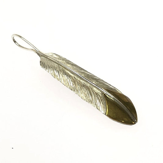 【中古品】【メンズ】 BIG HAND ビッグ ハンド SV925 FEATHER PENDANT TOP 0278 2026 シルバー925 フェザー ペンダント トップ アクセサリー 191-260801-rt-06-tagh カラー：シルバー 万代Net店