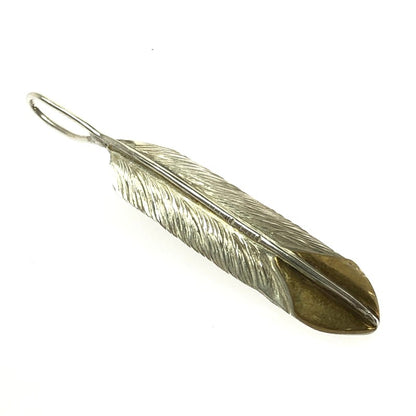 【中古品】【メンズ】 BIG HAND ビッグ ハンド SV925 FEATHER PENDANT TOP 0279 2026 シルバー925 フェザー ペンダントトップ アクセサリー 191-260801-rt-05-tagh カラー：シルバー 万代Net店