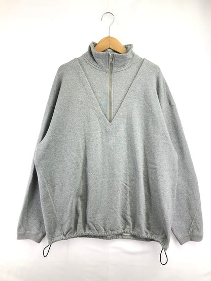 【中古品】【メンズ】 CHASSE チェイス NECK PO-CTN HALF ZIP SWEATSHIRT CH-25FW-SW2 ハーフ ジップ スウェットシャツ トップス 140-260723-rt-23-tagh サイズ：2 カラー：グレー 万代Net店