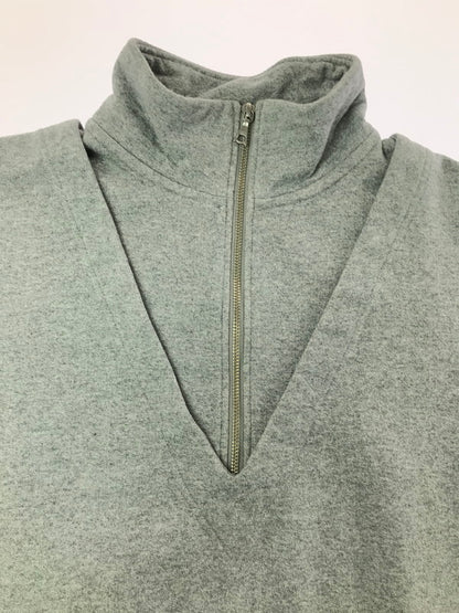 【中古品】【メンズ】 CHASSE チェイス NECK PO-CTN HALF ZIP SWEATSHIRT CH-25FW-SW2 ハーフ ジップ スウェットシャツ トップス 140-260723-rt-23-tagh サイズ：2 カラー：グレー 万代Net店