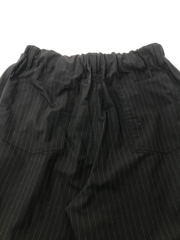 【中古品】【メンズ】 SILLAGE シアージ CIRCULAR SHORT PANTS BLACK STRIPE SLEC-CSPSTP-BL サーキュラー ショートパンツ ボトムス 151-260729-rt-21-tagh サイズ：F カラー：ブラック 万代Net店