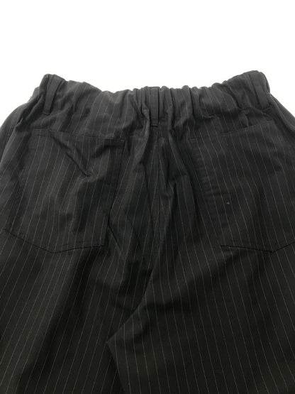 【中古品】【メンズ】 SILLAGE シアージ CIRCULAR SHORT PANTS BLACK STRIPE SLEC-CSPSTP-BL サーキュラー ショートパンツ ボトムス 151-260729-rt-21-tagh サイズ：F カラー：ブラック 万代Net店