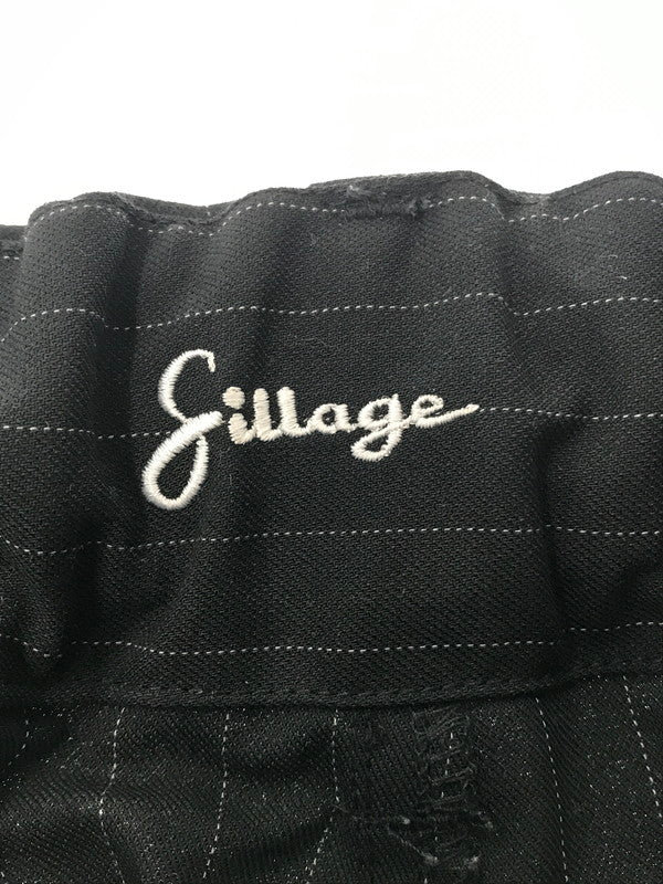 【中古品】【メンズ】 SILLAGE シアージ CIRCULAR SHORT PANTS BLACK STRIPE SLEC-CSPSTP-BL サーキュラー ショートパンツ ボトムス 151-260729-rt-21-tagh サイズ：F カラー：ブラック 万代Net店