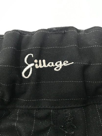 【中古品】【メンズ】 SILLAGE シアージ CIRCULAR SHORT PANTS BLACK STRIPE SLEC-CSPSTP-BL サーキュラー ショートパンツ ボトムス 151-260729-rt-21-tagh サイズ：F カラー：ブラック 万代Net店