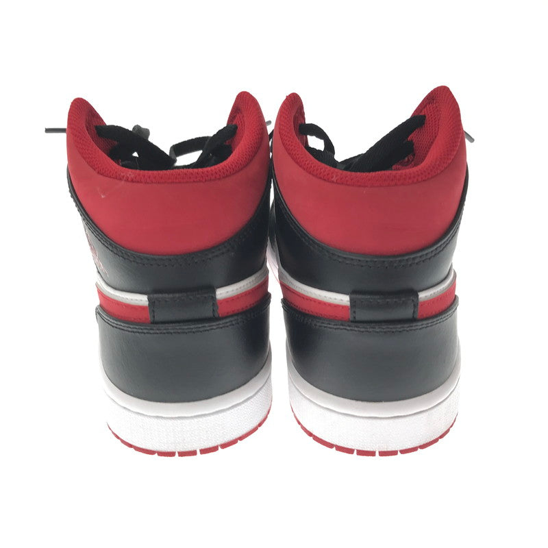【中古品】【メンズ】 NIKE ナイキ AIR JORDAN 1 MID WHITE GYM RED BLACK 554724-122 エア ジョーダン ワン スニーカー 靴 160-260719-rt-21-tagh サイズ：26ｃｍ ＵＳ８ カラー：WHITE/GYM RED-BLACK 万代Net店