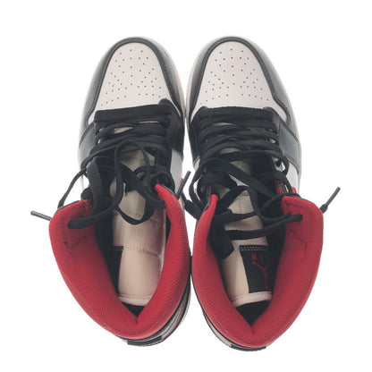 【中古品】【メンズ】 NIKE ナイキ AIR JORDAN 1 MID WHITE GYM RED BLACK 554724-122 エア ジョーダン ワン スニーカー 靴 160-260719-rt-21-tagh サイズ：26ｃｍ ＵＳ８ カラー：WHITE/GYM RED-BLACK 万代Net店