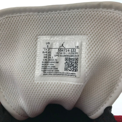 【中古品】【メンズ】 NIKE ナイキ AIR JORDAN 1 MID WHITE GYM RED BLACK 554724-122 エア ジョーダン ワン スニーカー 靴 160-260719-rt-21-tagh サイズ：26ｃｍ ＵＳ８ カラー：WHITE/GYM RED-BLACK 万代Net店