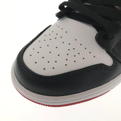 【中古品】【メンズ】 NIKE ナイキ AIR JORDAN 1 MID WHITE GYM RED BLACK 554724-122 エア ジョーダン ワン スニーカー 靴 160-260719-rt-21-tagh サイズ：26ｃｍ ＵＳ８ カラー：WHITE/GYM RED-BLACK 万代Net店