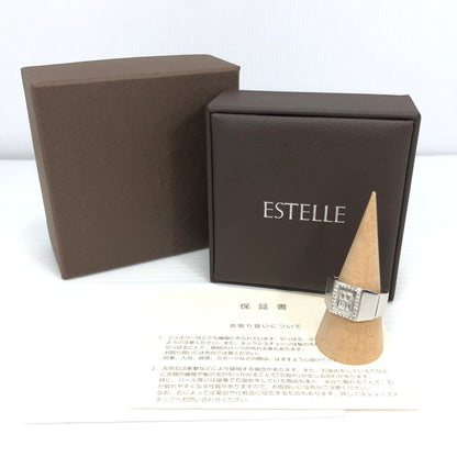 【中古品】【メンズ】 ESTELLE エステール DIAMOND RING PT950 D-0.57CT ダイヤモンド リング 指輪 アクセサリー 192-260718-rt-31-tagh カラー：シルバー 万代Net店