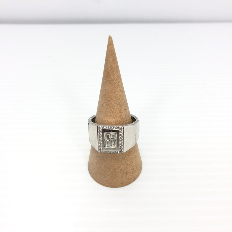 【中古品】【メンズ】 ESTELLE エステール DIAMOND RING PT950 D-0.57CT ダイヤモンド リング 指輪 アクセサリー 192-260718-rt-31-tagh カラー：シルバー 万代Net店