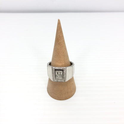 【中古品】【メンズ】 ESTELLE エステール DIAMOND RING PT950 D-0.57CT ダイヤモンド リング 指輪 アクセサリー 192-260718-rt-31-tagh カラー：シルバー 万代Net店