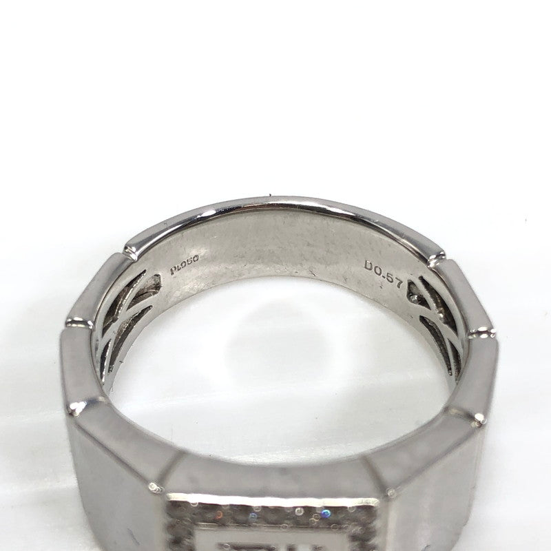 【中古品】【メンズ】 ESTELLE エステール DIAMOND RING PT950 D-0.57CT ダイヤモンド リング 指輪 アクセサリー 192-260718-rt-31-tagh カラー：シルバー 万代Net店