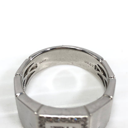 【中古品】【メンズ】 ESTELLE エステール DIAMOND RING PT950 D-0.57CT ダイヤモンド リング 指輪 アクセサリー 192-260718-rt-31-tagh カラー：シルバー 万代Net店