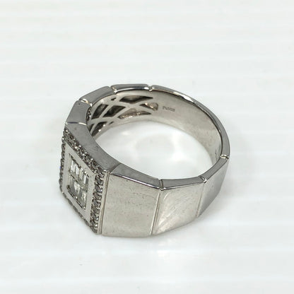 【中古品】【メンズ】 ESTELLE エステール DIAMOND RING PT950 D-0.57CT ダイヤモンド リング 指輪 アクセサリー 192-260718-rt-31-tagh カラー：シルバー 万代Net店