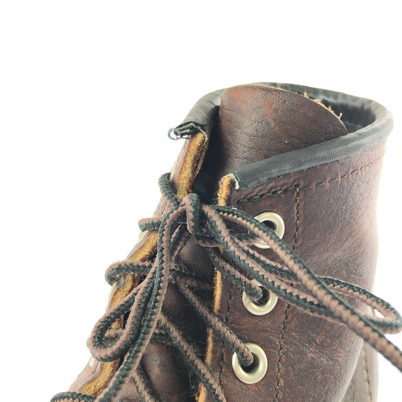 【中古品】【メンズ】 RED WING ROUGH NECK MOC TOE 8146 ラフネック モックトゥブーツ 靴 164-260803-ki-12-tagh サイズ：25cm US7 カラー：ブラウン 万代Net店
