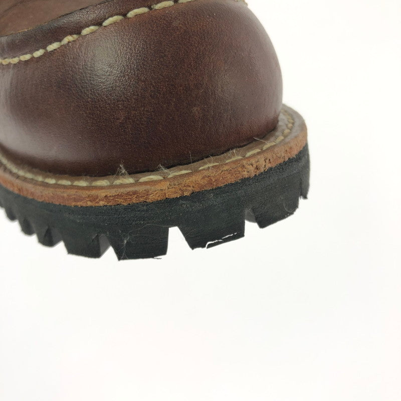 【中古品】【メンズ】 RED WING ROUGH NECK MOC TOE 8146 ラフネック モックトゥブーツ 靴 164-260803-ki-12-tagh サイズ：25cm US7 カラー：ブラウン 万代Net店