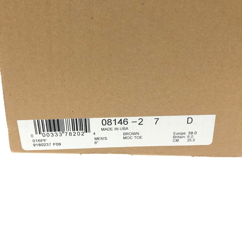 【中古品】【メンズ】 RED WING ROUGH NECK MOC TOE 8146 ラフネック モックトゥブーツ 靴 164-260803-ki-12-tagh サイズ：25cm US7 カラー：ブラウン 万代Net店