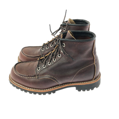 【中古品】【メンズ】 RED WING ROUGH NECK MOC TOE 8146 ラフネック モックトゥブーツ 靴 164-260803-ki-12-tagh サイズ：25cm US7 カラー：ブラウン 万代Net店