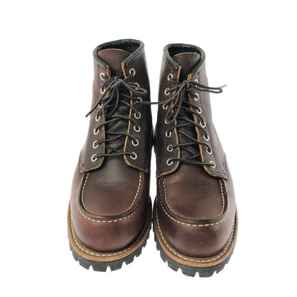 【中古品】【メンズ】 RED WING ROUGH NECK MOC TOE 8146 ラフネック モックトゥブーツ 靴 164-260803-ki-12-tagh サイズ：25cm US7 カラー：ブラウン 万代Net店