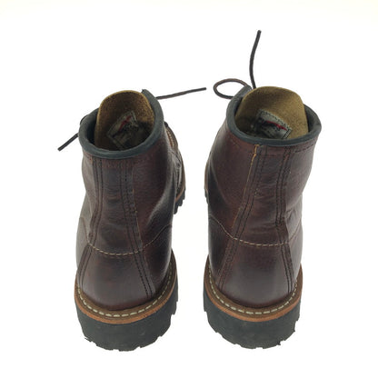 【中古品】【メンズ】 RED WING ROUGH NECK MOC TOE 8146 ラフネック モックトゥブーツ 靴 164-260803-ki-12-tagh サイズ：25cm US7 カラー：ブラウン 万代Net店