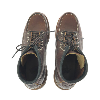 【中古品】【メンズ】 RED WING ROUGH NECK MOC TOE 8146 ラフネック モックトゥブーツ 靴 164-260803-ki-12-tagh サイズ：25cm US7 カラー：ブラウン 万代Net店